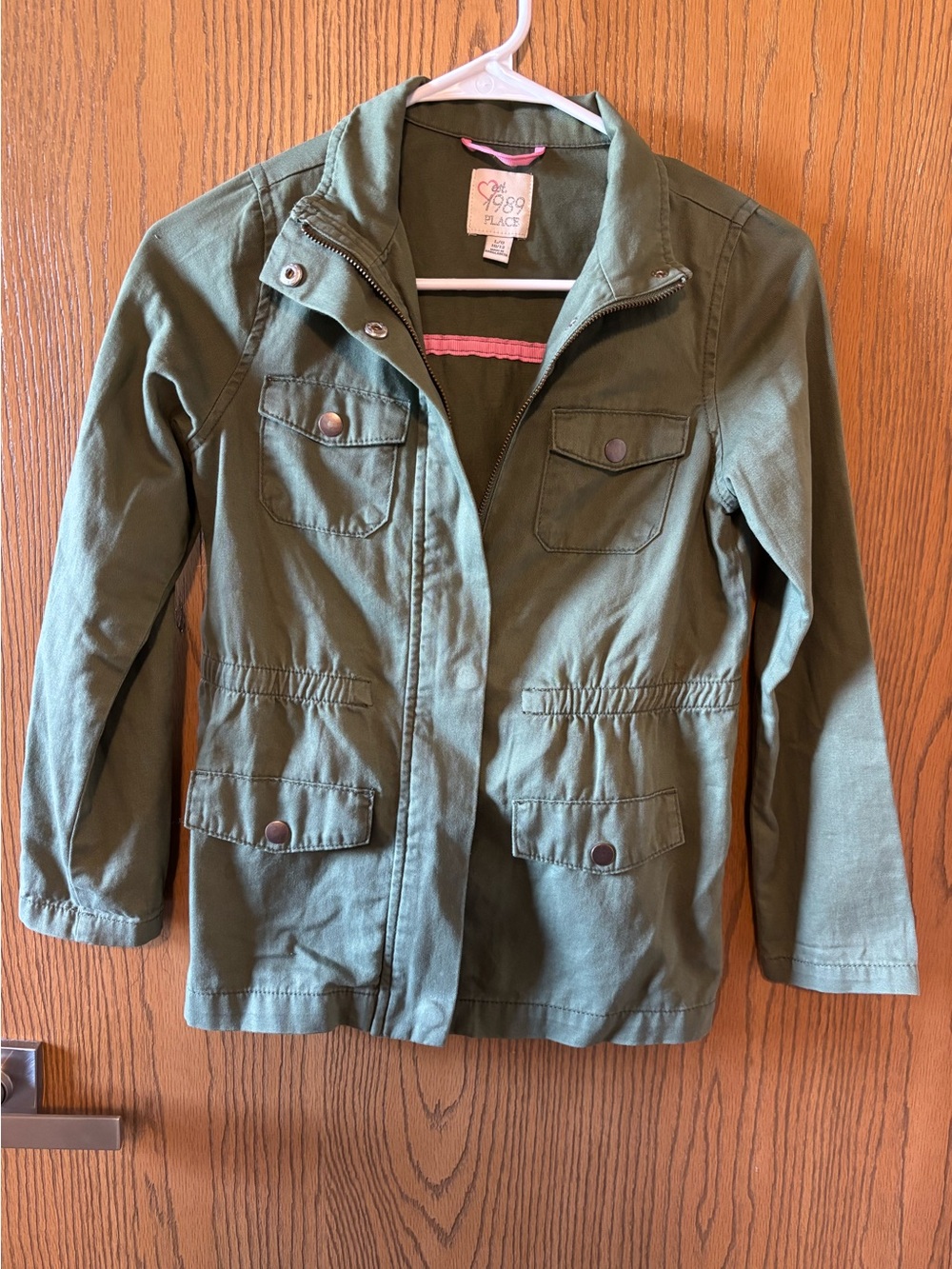 Children’s Place Girls' Olive Utility Jacket